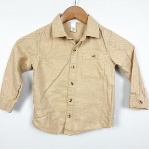 Janie and Jack Flannel Button Down size 4T